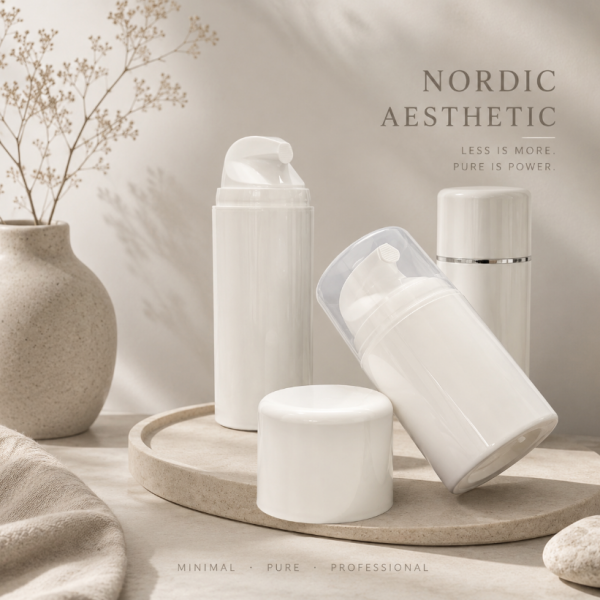 PT Series|經典PP真空瓶|成熟下壓式Airless Bottle・保養品真空包裝常銷首選